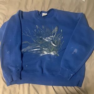 XL Crewneck Hand Painted